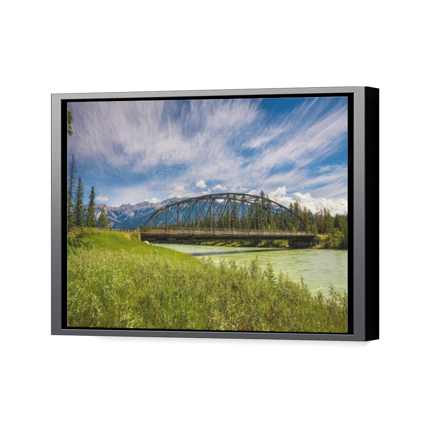 Thumbnail for Canvas - Black Floating Frame