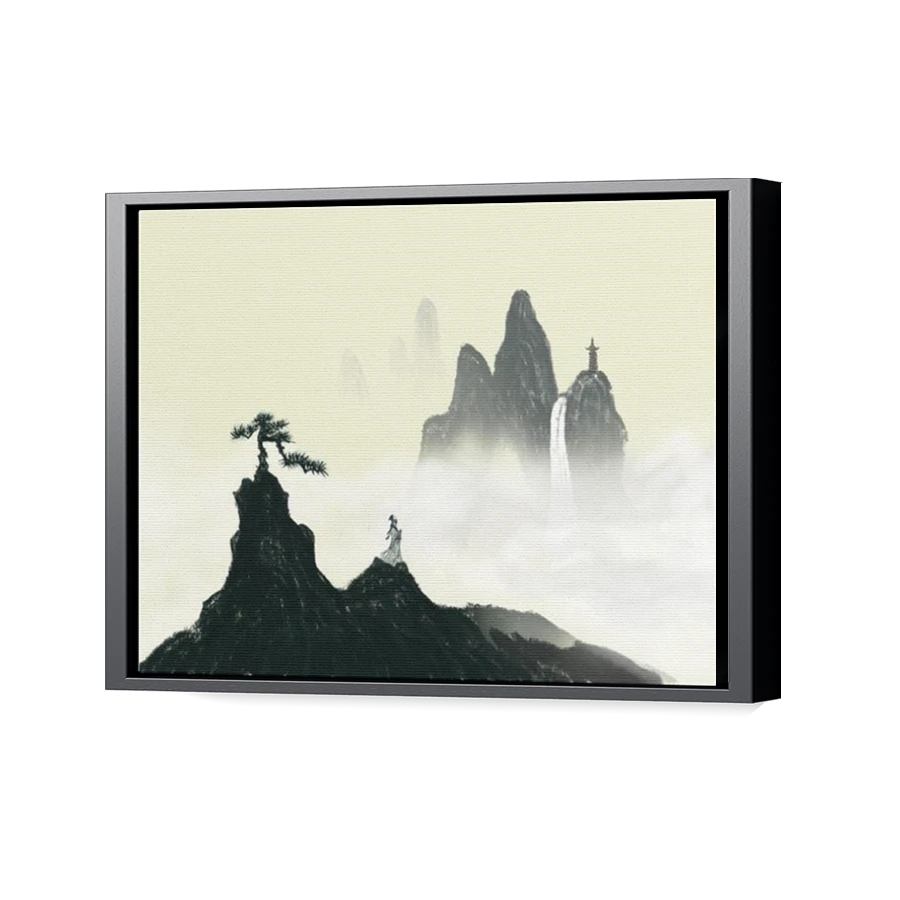 Thumbnail for Canvas - Black Floating Frame