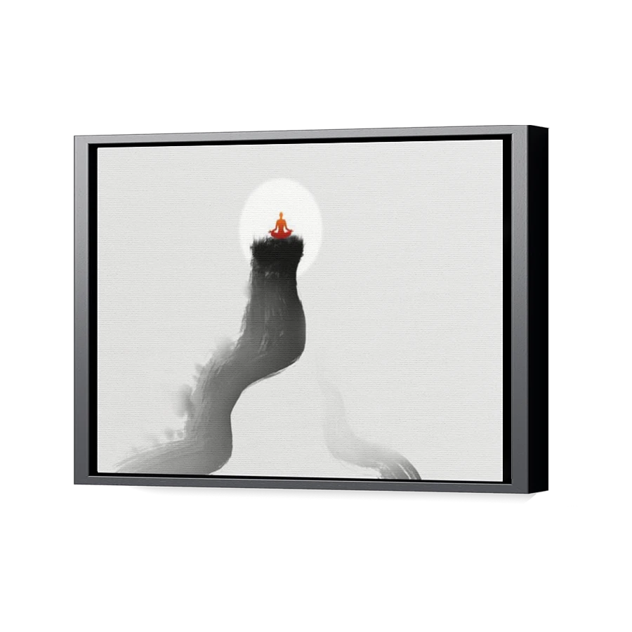 Thumbnail for Canvas - Black Floating Frame