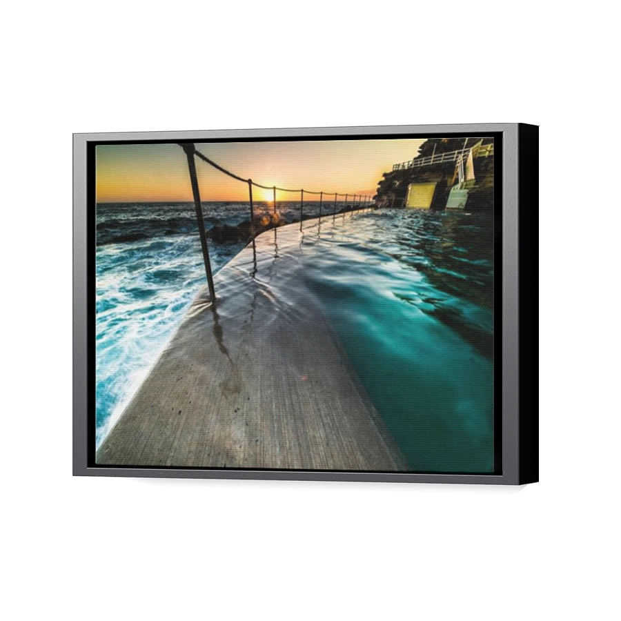 Thumbnail for Canvas - Black Floating Frame