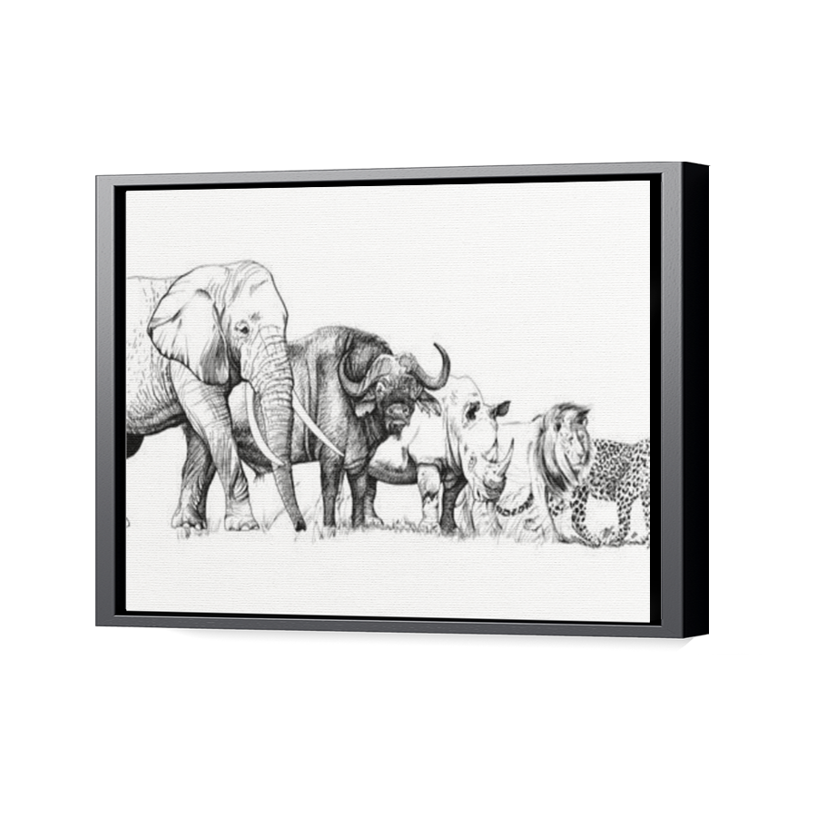 Thumbnail for Canvas - Black Floating Frame