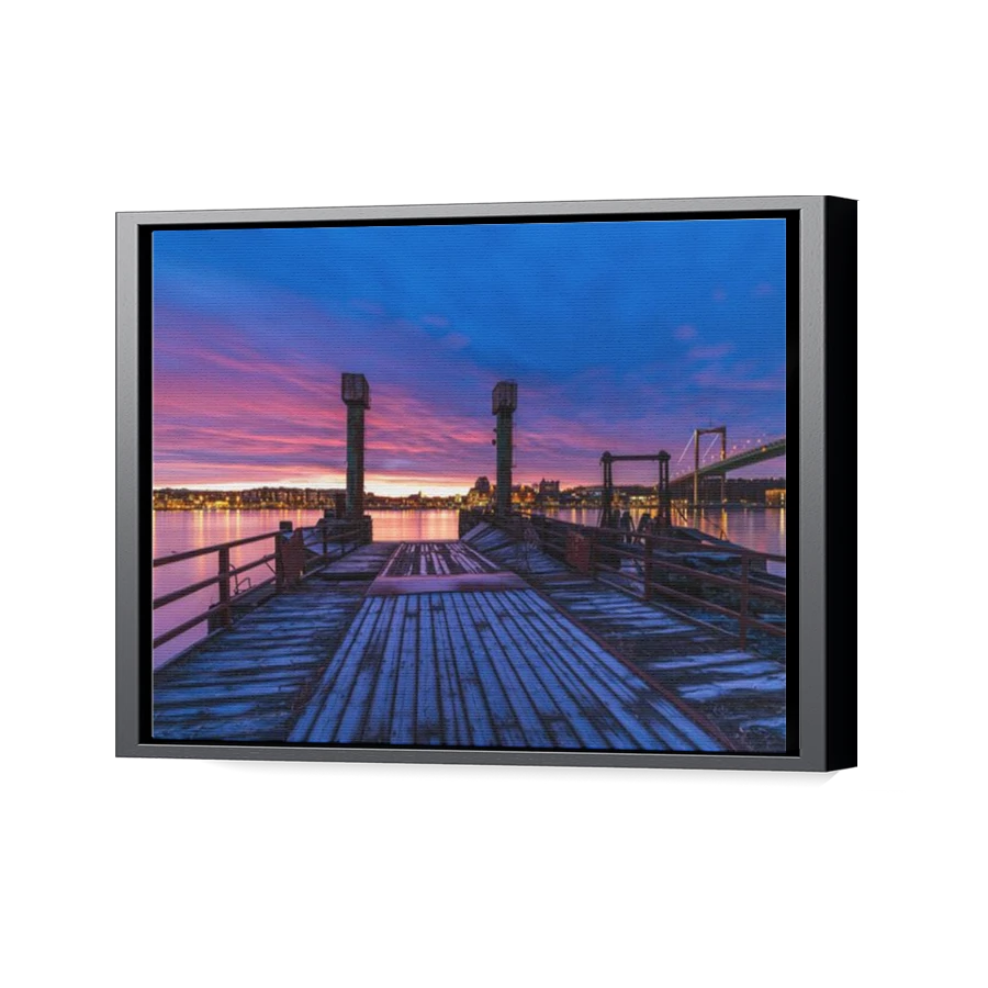 Thumbnail for Canvas - Black Floating Frame