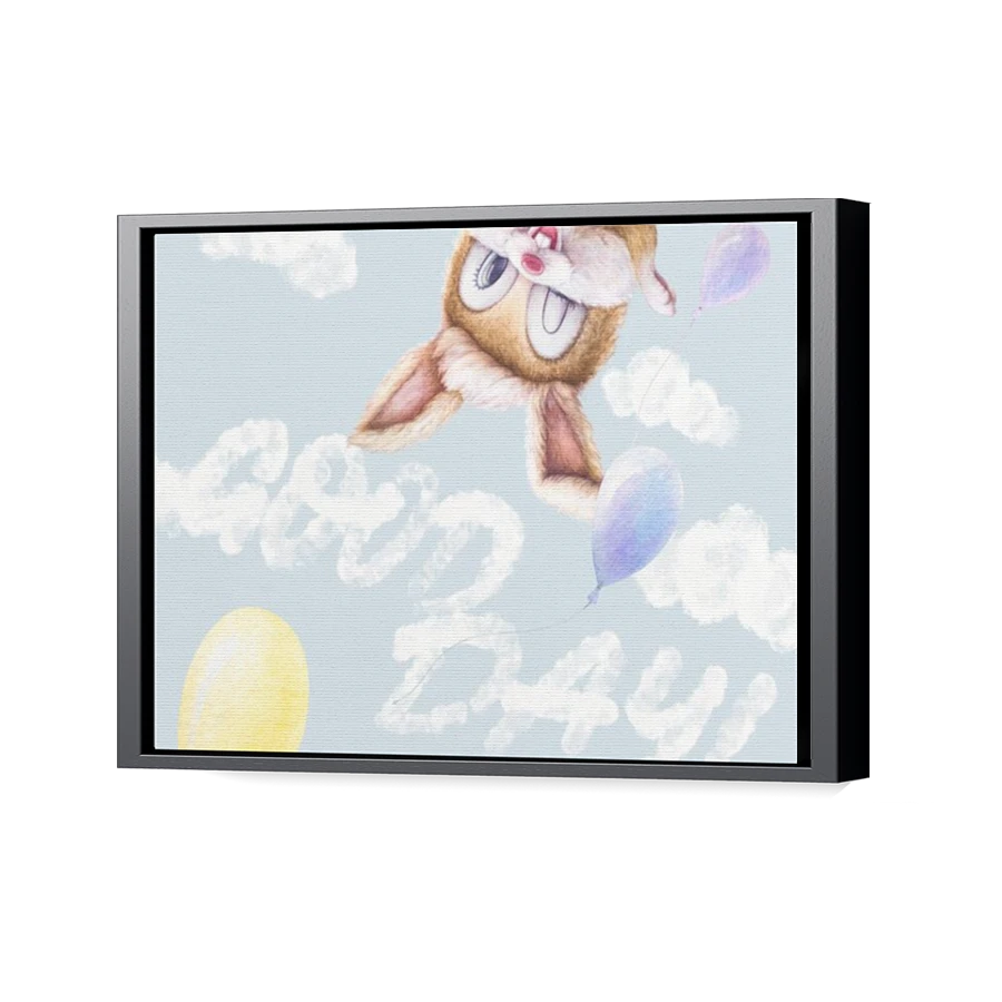 Thumbnail for Canvas - Black Floating Frame