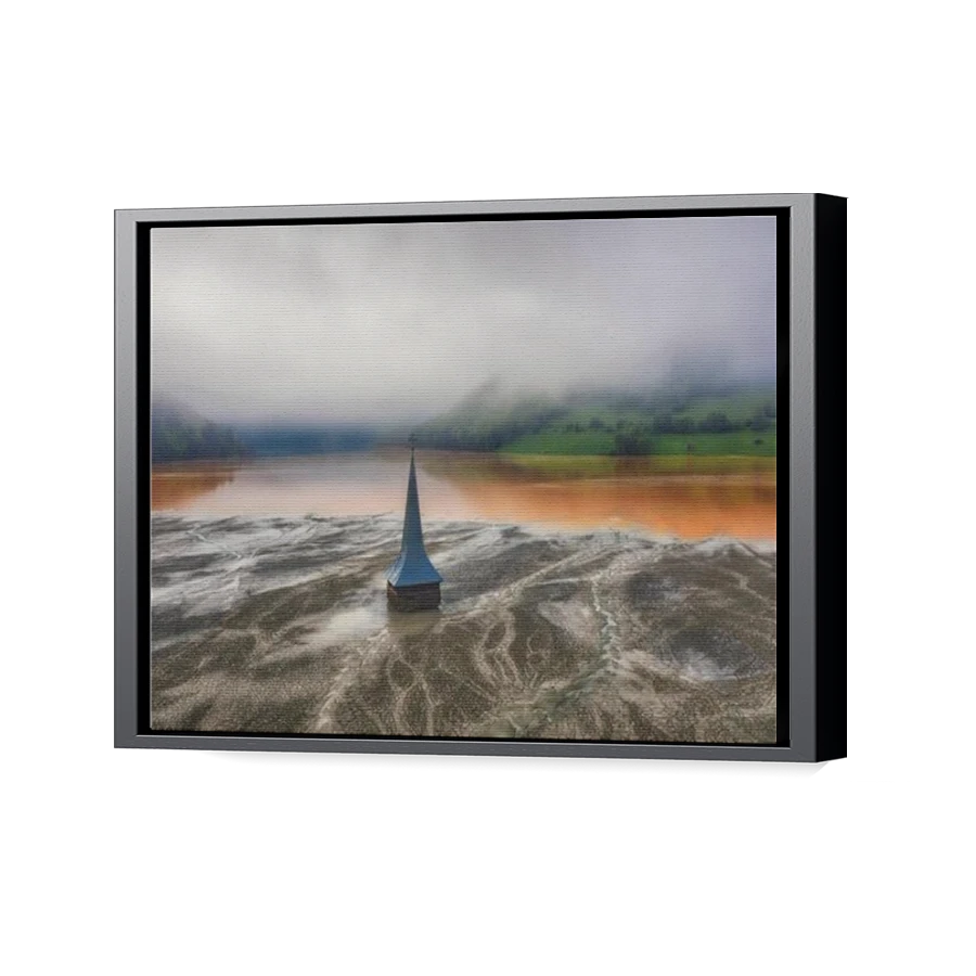 Thumbnail for Canvas - Black Floating Frame