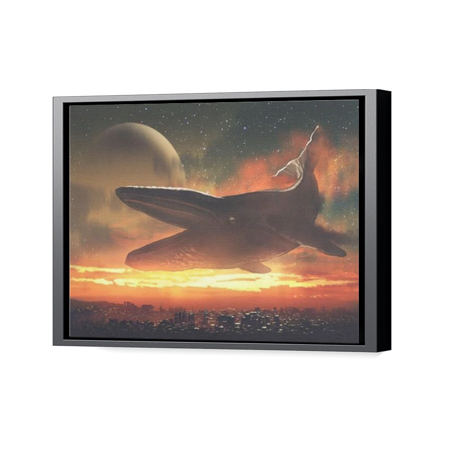 Thumbnail for Canvas - Black Floating Frame