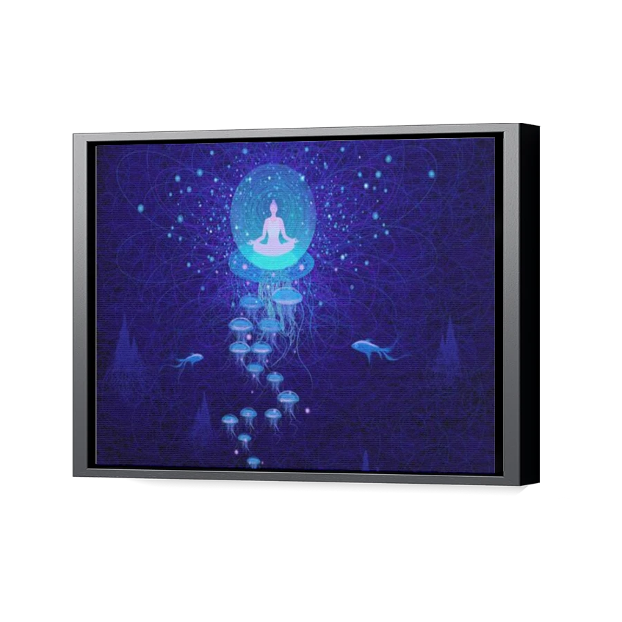 Thumbnail for Canvas - Black Floating Frame