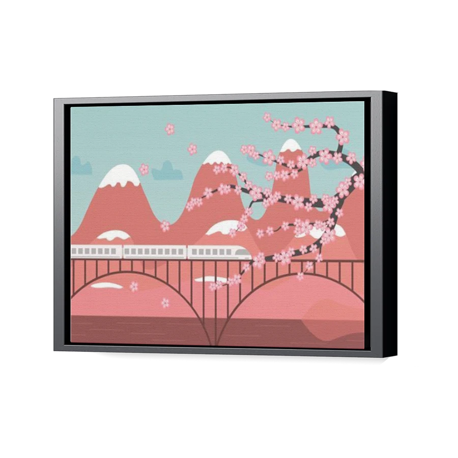 Thumbnail for Canvas - Black Floating Frame