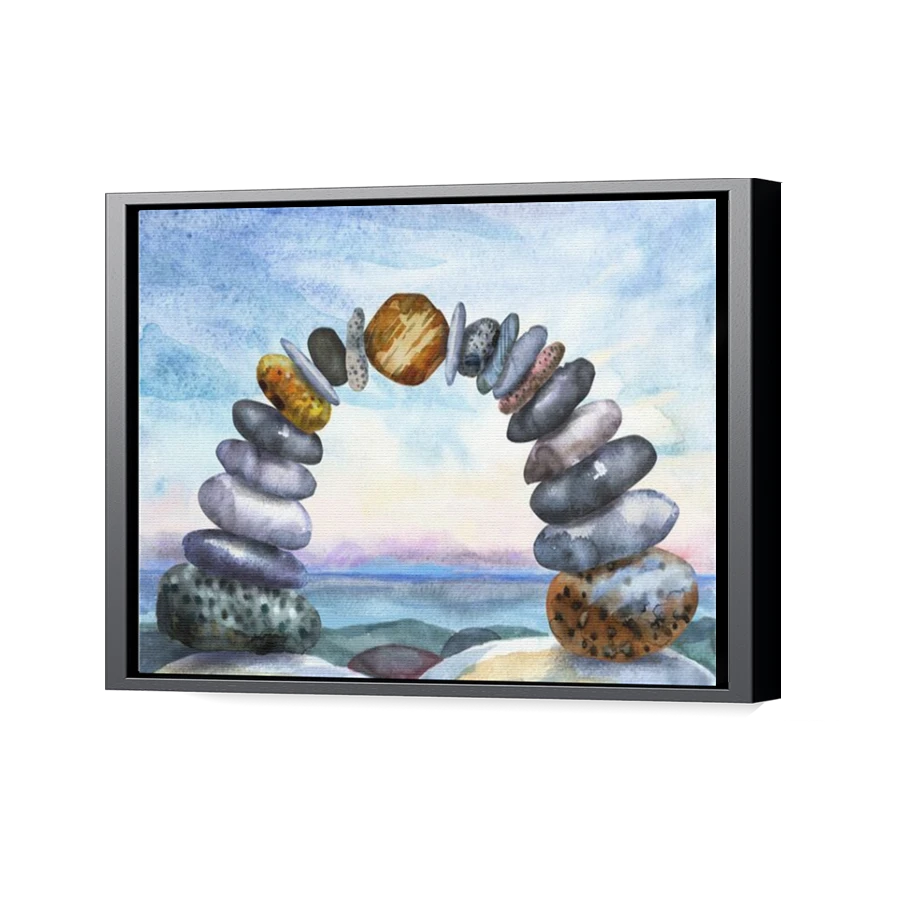 Thumbnail for Canvas - Black Floating Frame