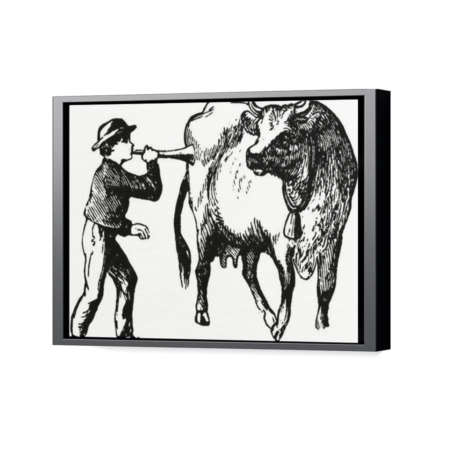 Thumbnail for Canvas - Black Floating Frame