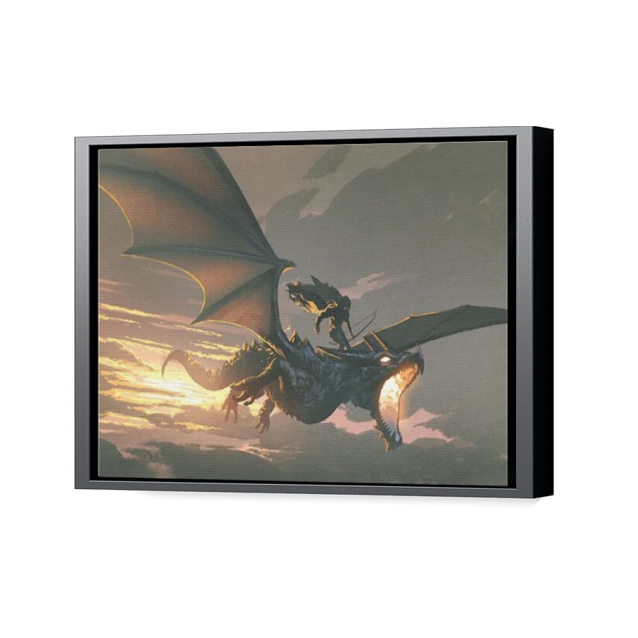 Thumbnail for Canvas - Black Floating Frame