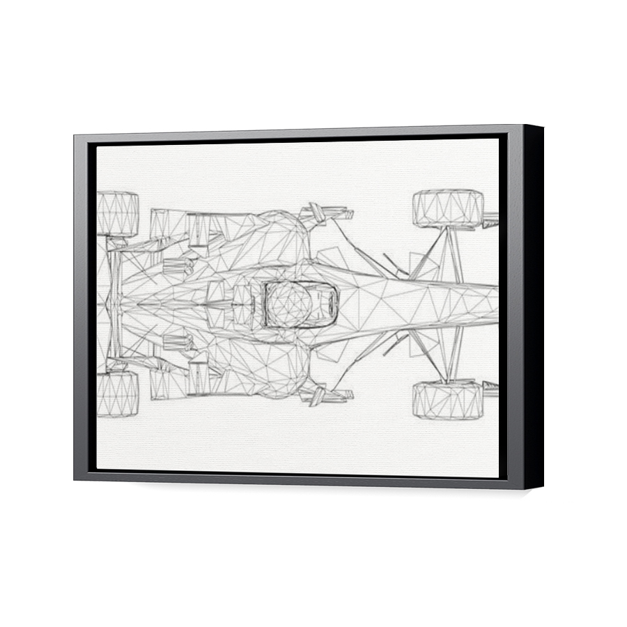 Thumbnail for Canvas - Black Floating Frame