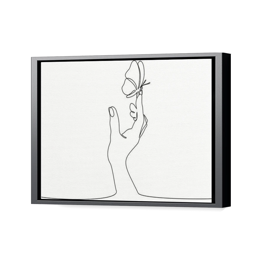 Thumbnail for Canvas - Black Floating Frame