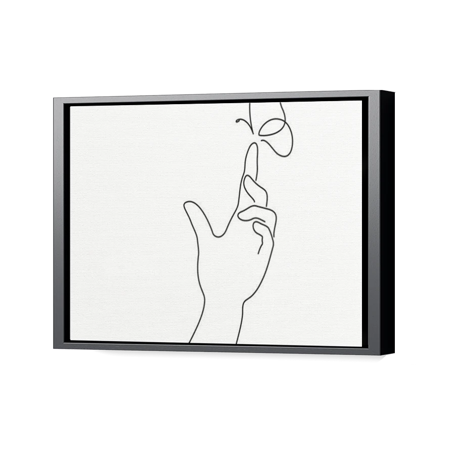 Thumbnail for Canvas - Black Floating Frame