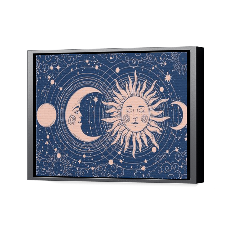 Thumbnail for Canvas - Black Floating Frame