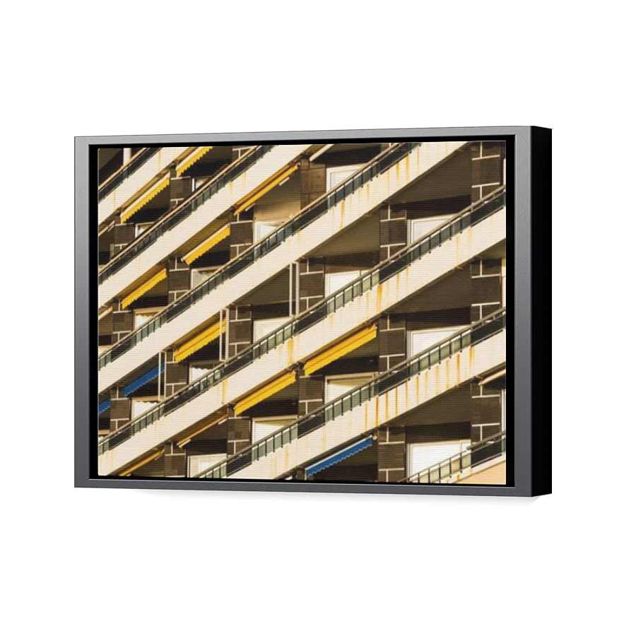 Thumbnail for Canvas - Black Floating Frame