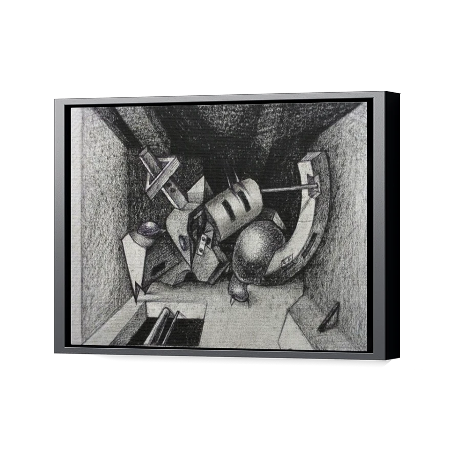 Thumbnail for Canvas - Black Floating Frame