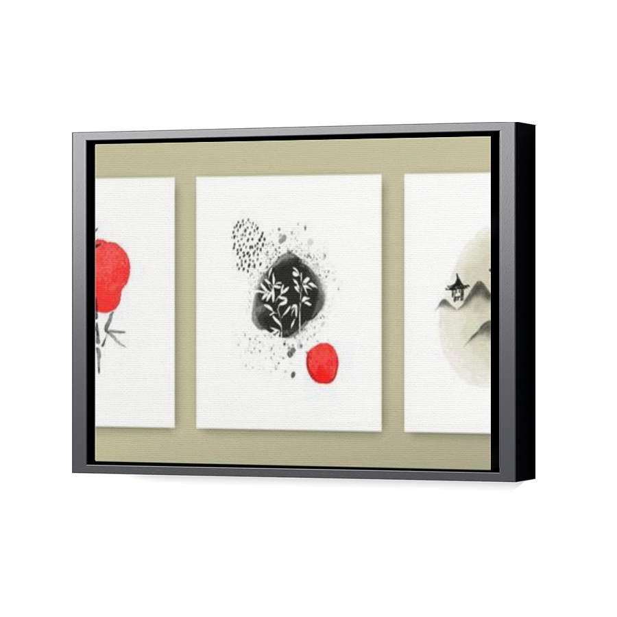 Thumbnail for Canvas - Black Floating Frame