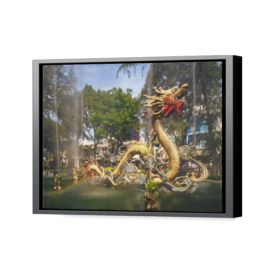 Thumbnail for Canvas - Black Floating Frame