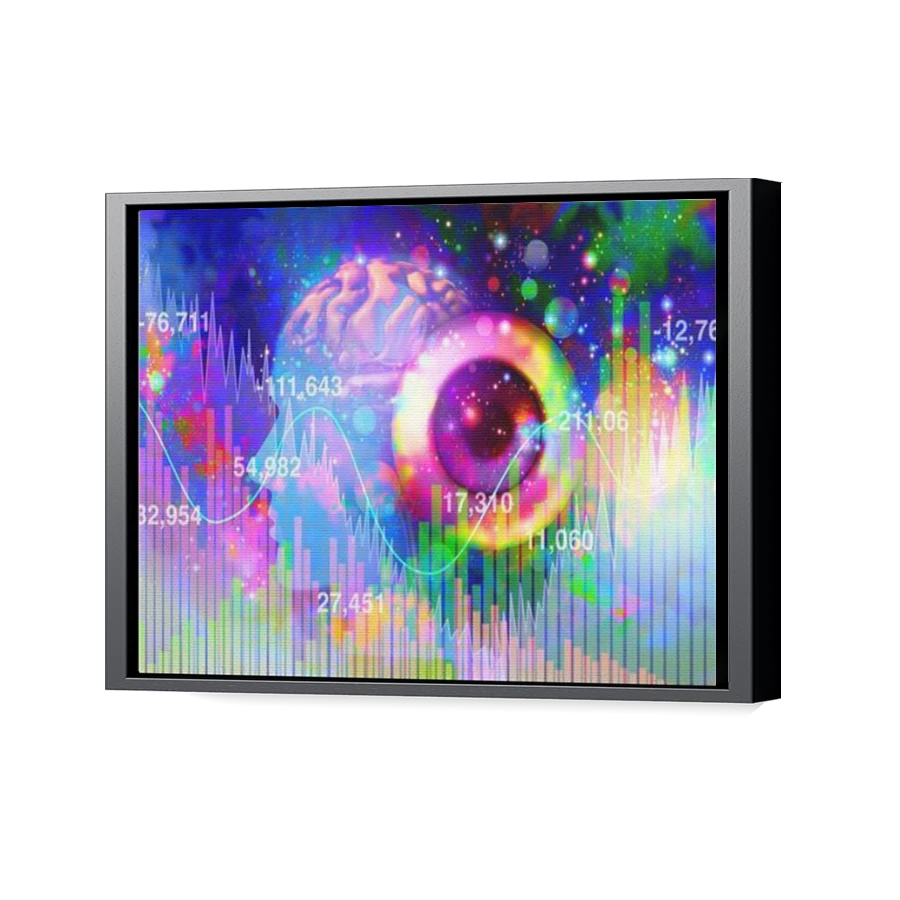 Thumbnail for Canvas - Black Floating Frame