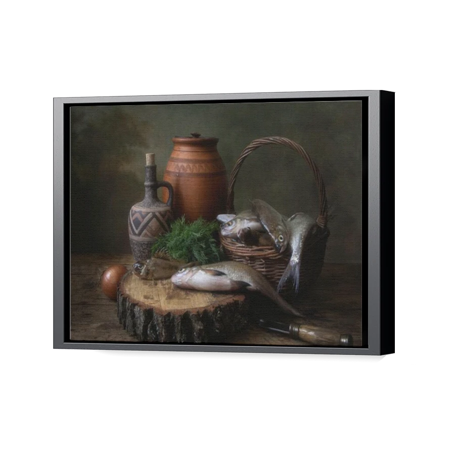 Thumbnail for Canvas - Black Floating Frame
