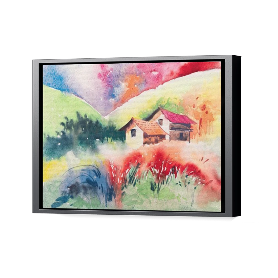 Thumbnail for Canvas - Black Floating Frame