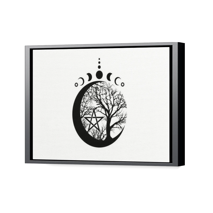 Thumbnail for Canvas - Black Floating Frame