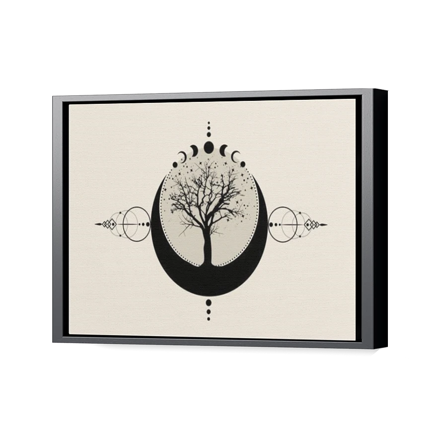 Thumbnail for Canvas - Black Floating Frame