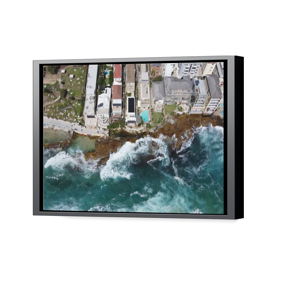 Thumbnail for Canvas - Black Floating Frame