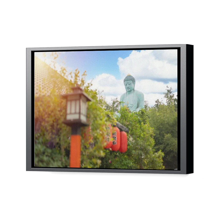 Thumbnail for Canvas - Black Floating Frame