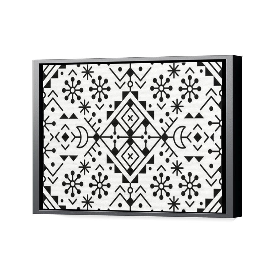Thumbnail for Canvas - Black Floating Frame