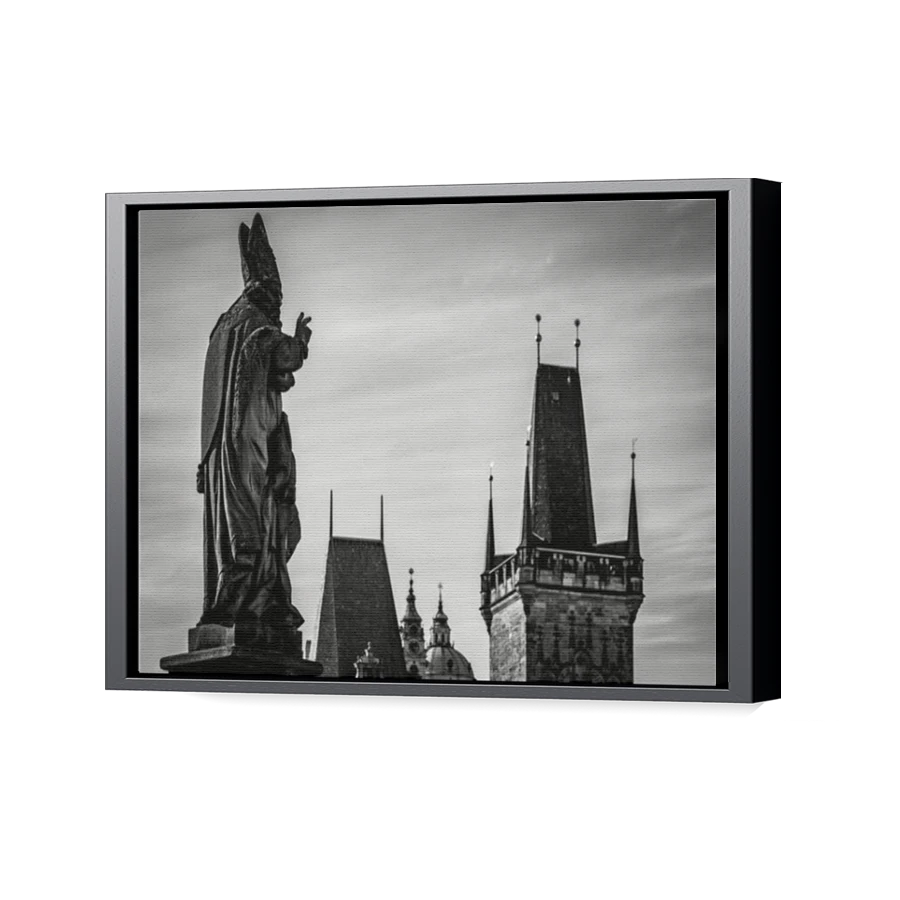 Thumbnail for Canvas - Black Floating Frame