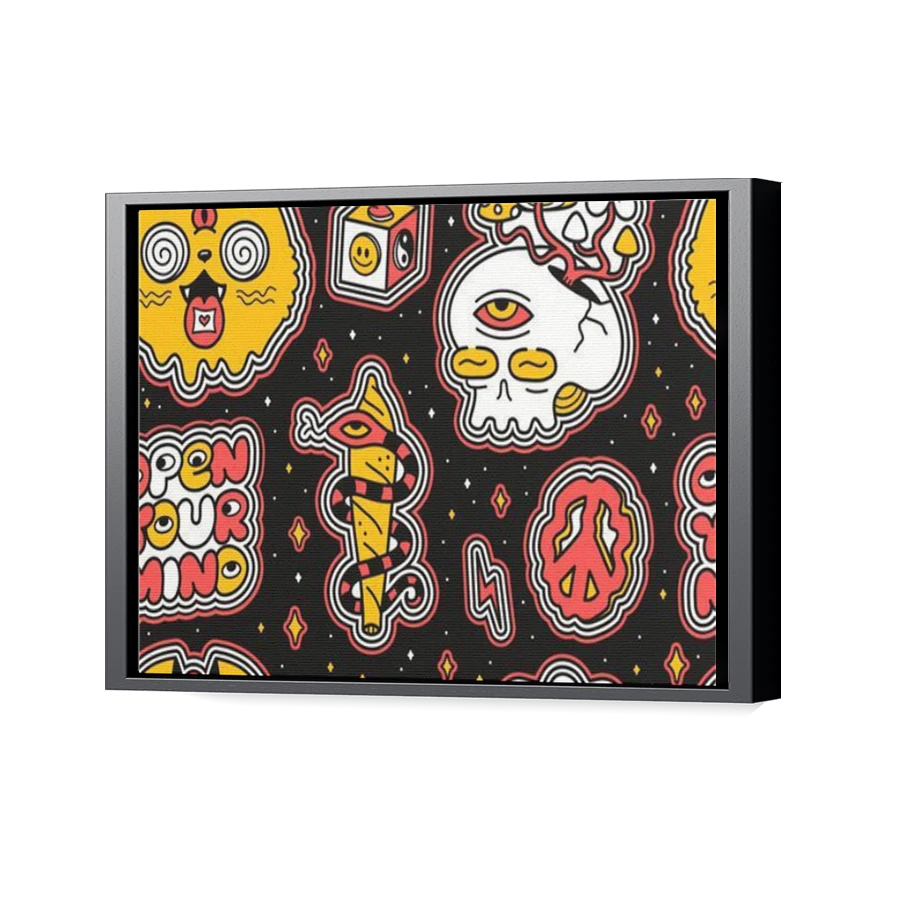 Thumbnail for Canvas - Black Floating Frame