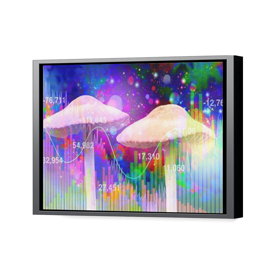 Thumbnail for Canvas - Black Floating Frame