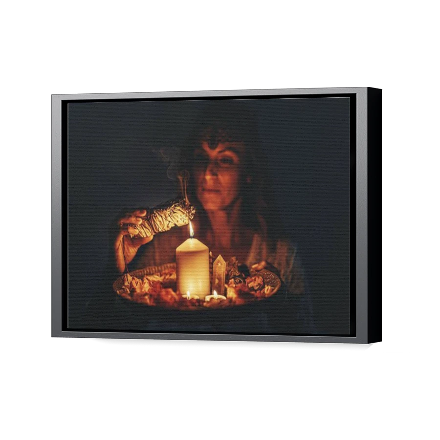 Thumbnail for Canvas - Black Floating Frame