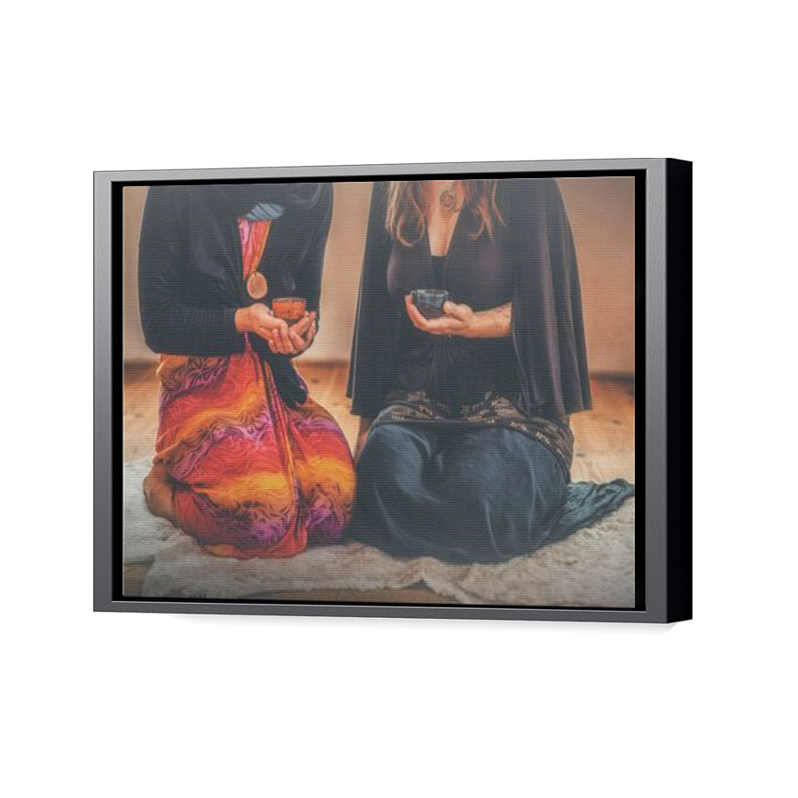 Thumbnail for Canvas - Black Floating Frame