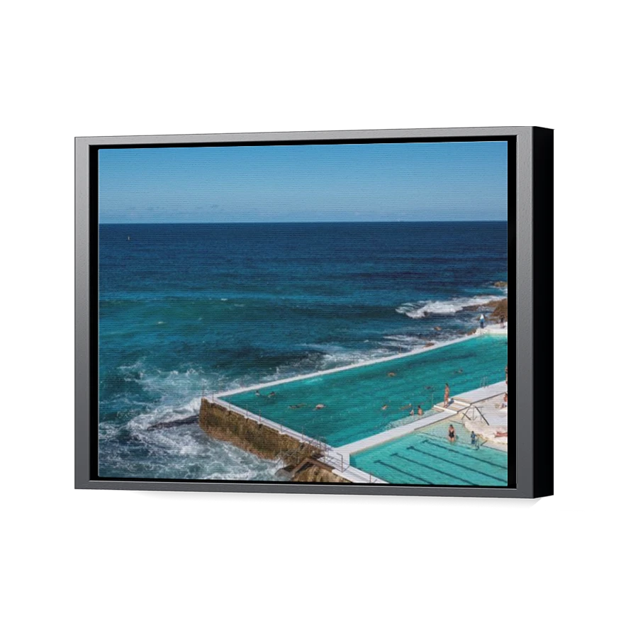 Thumbnail for Canvas - Black Floating Frame