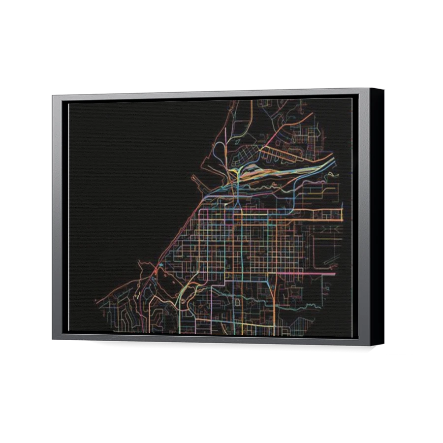 Thumbnail for Canvas - Black Floating Frame