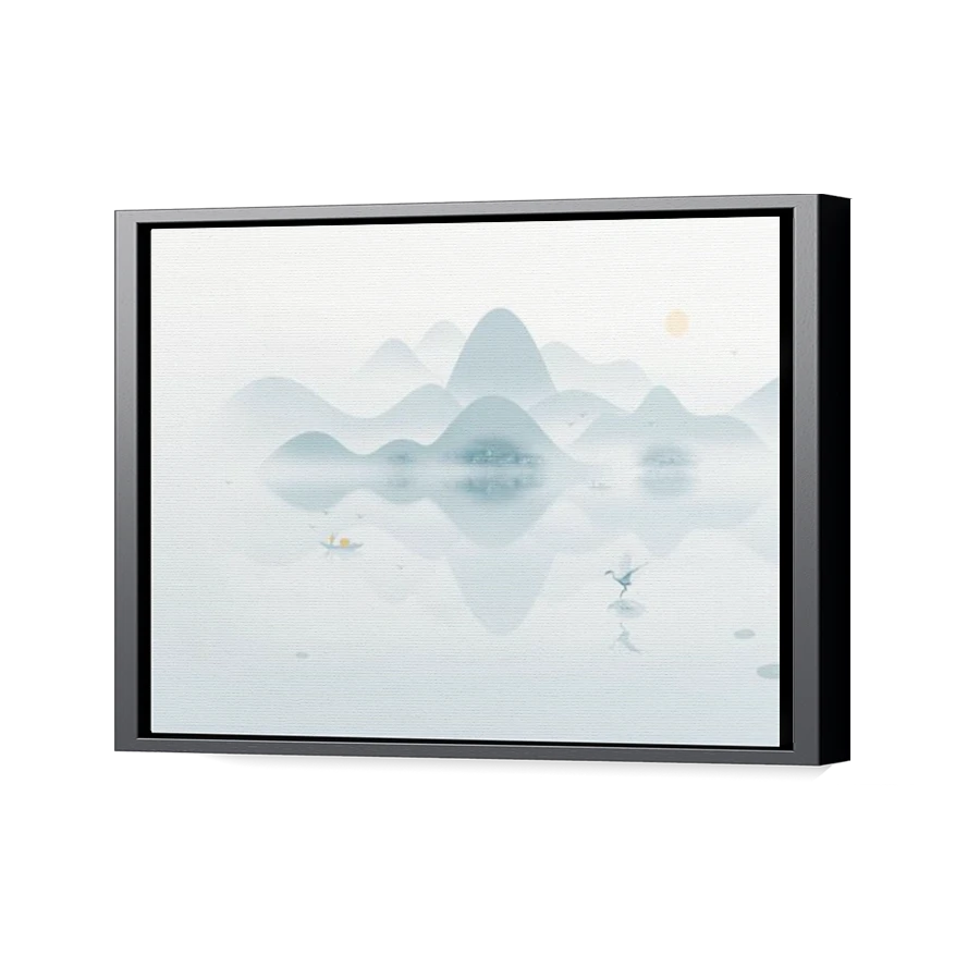Thumbnail for Canvas - Black Floating Frame