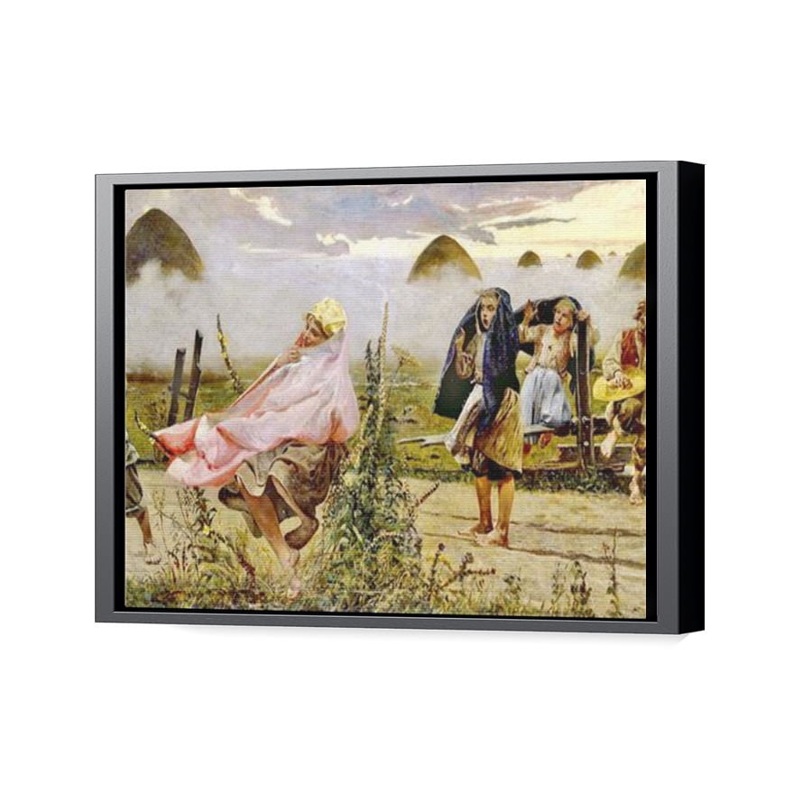 Thumbnail for Canvas - Black Floating Frame