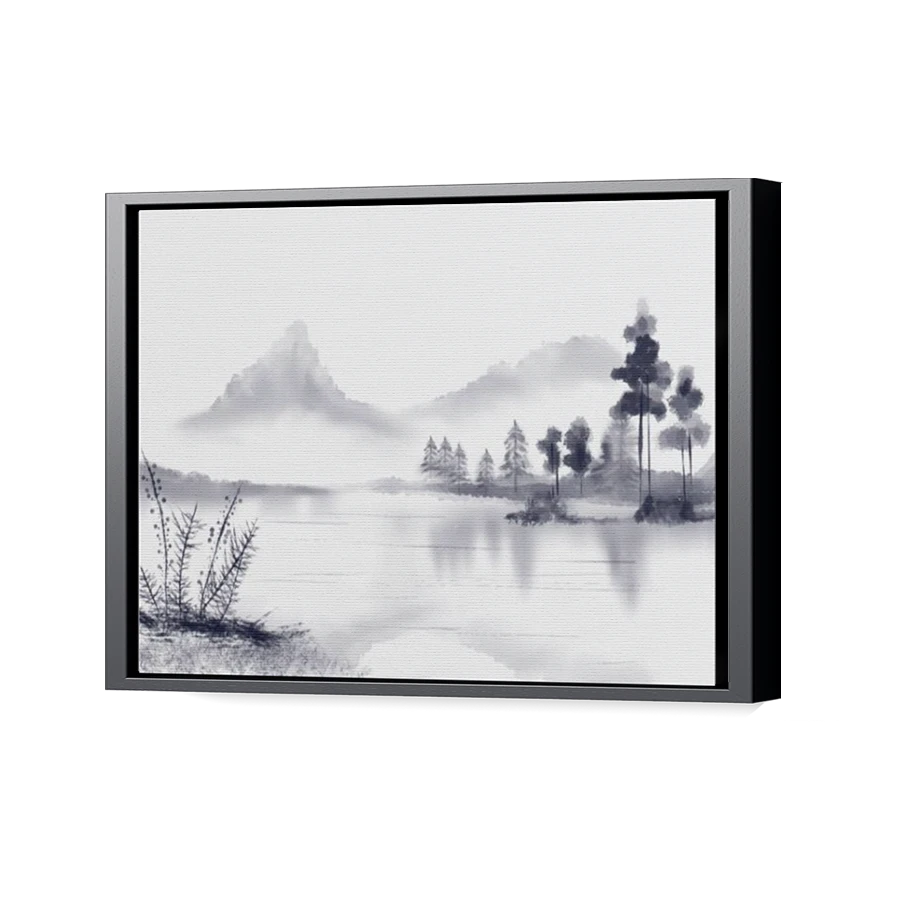 Thumbnail for Canvas - Black Floating Frame