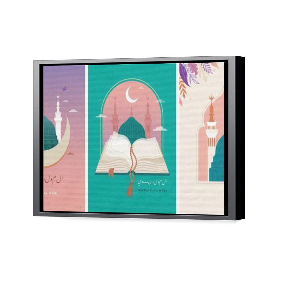 Thumbnail for Canvas - Black Floating Frame