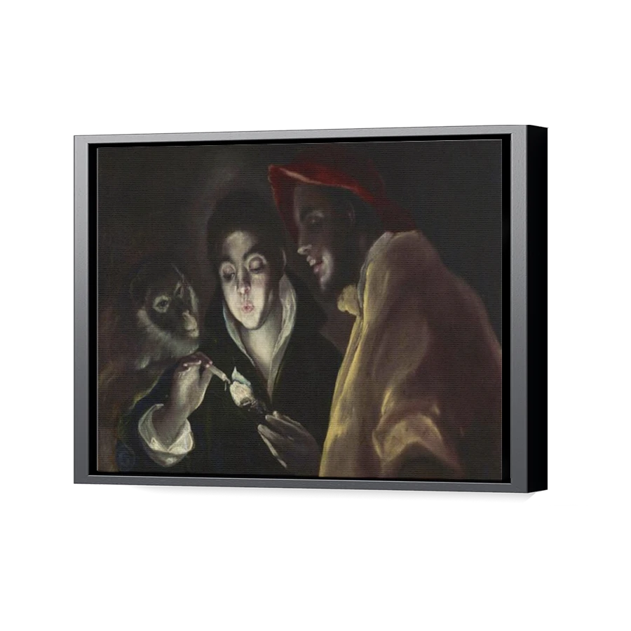 Thumbnail for Canvas - Black Floating Frame