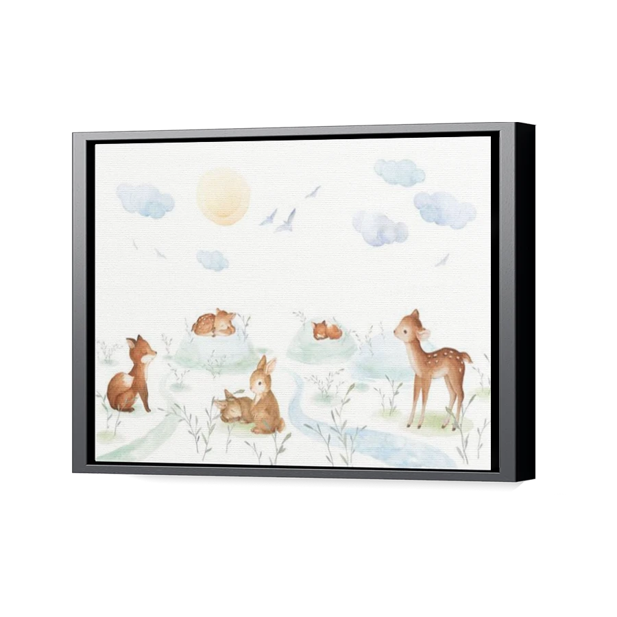 Thumbnail for Canvas - Black Floating Frame