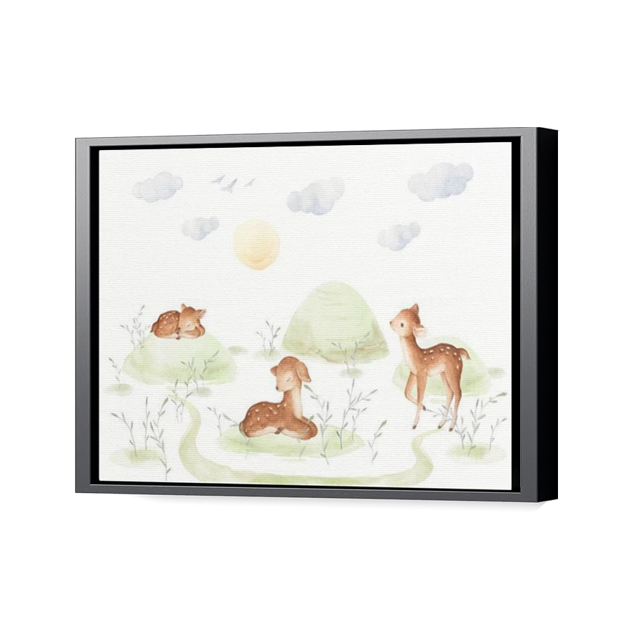 Thumbnail for Canvas - Black Floating Frame