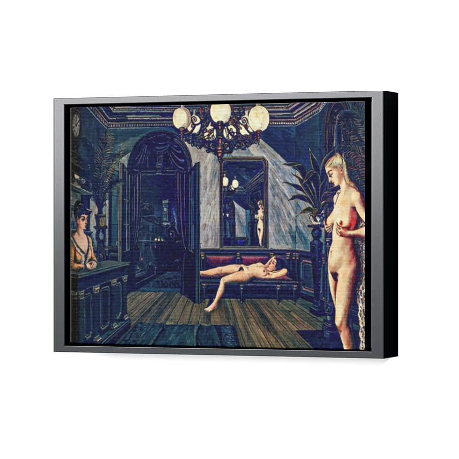 Thumbnail for Canvas - Black Floating Frame