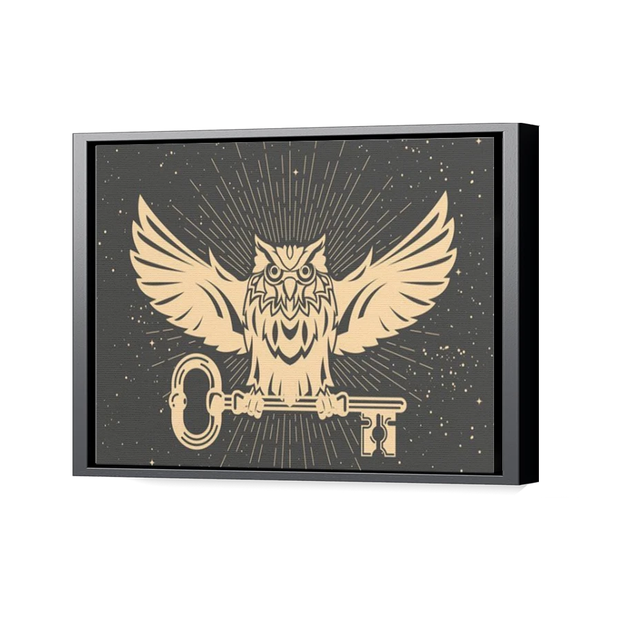 Thumbnail for Canvas - Black Floating Frame