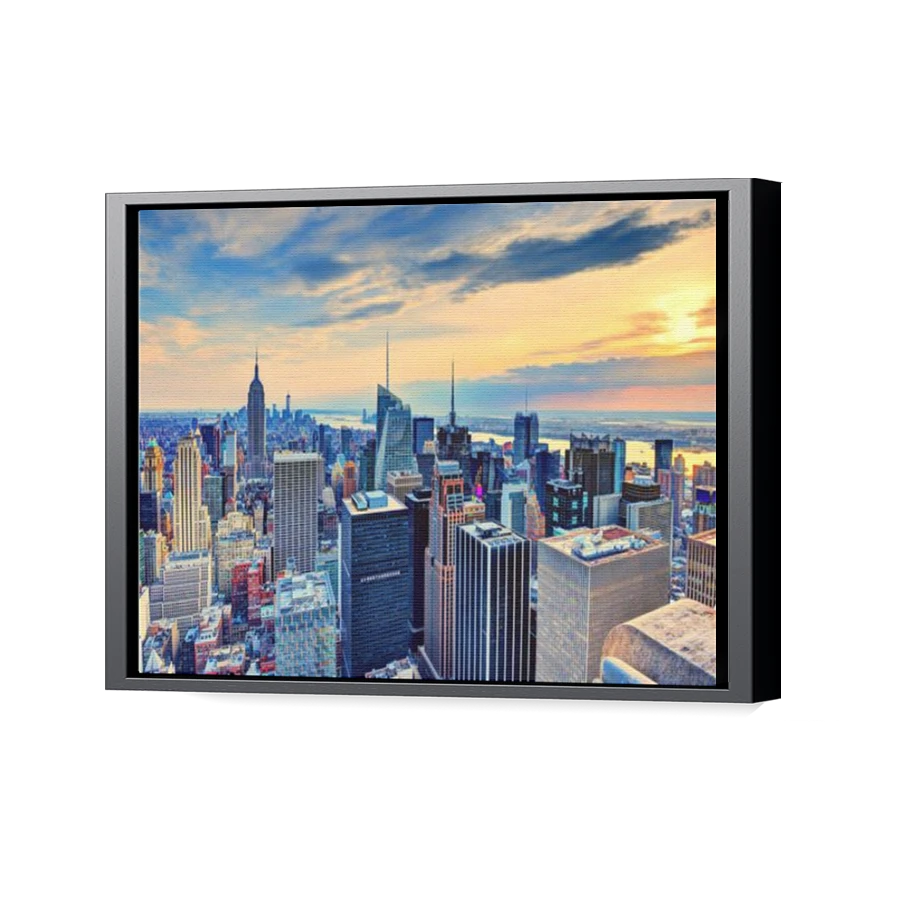Thumbnail for Canvas - Black Floating Frame