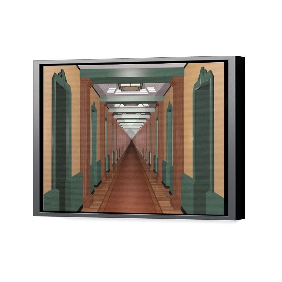 Thumbnail for Canvas - Black Floating Frame