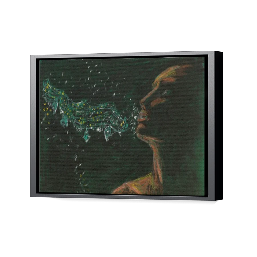 Thumbnail for Canvas - Black Floating Frame