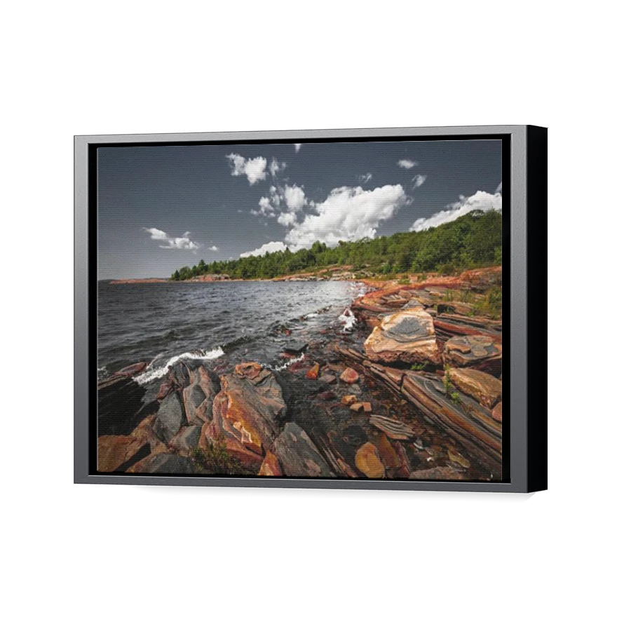 Thumbnail for Canvas - Black Floating Frame